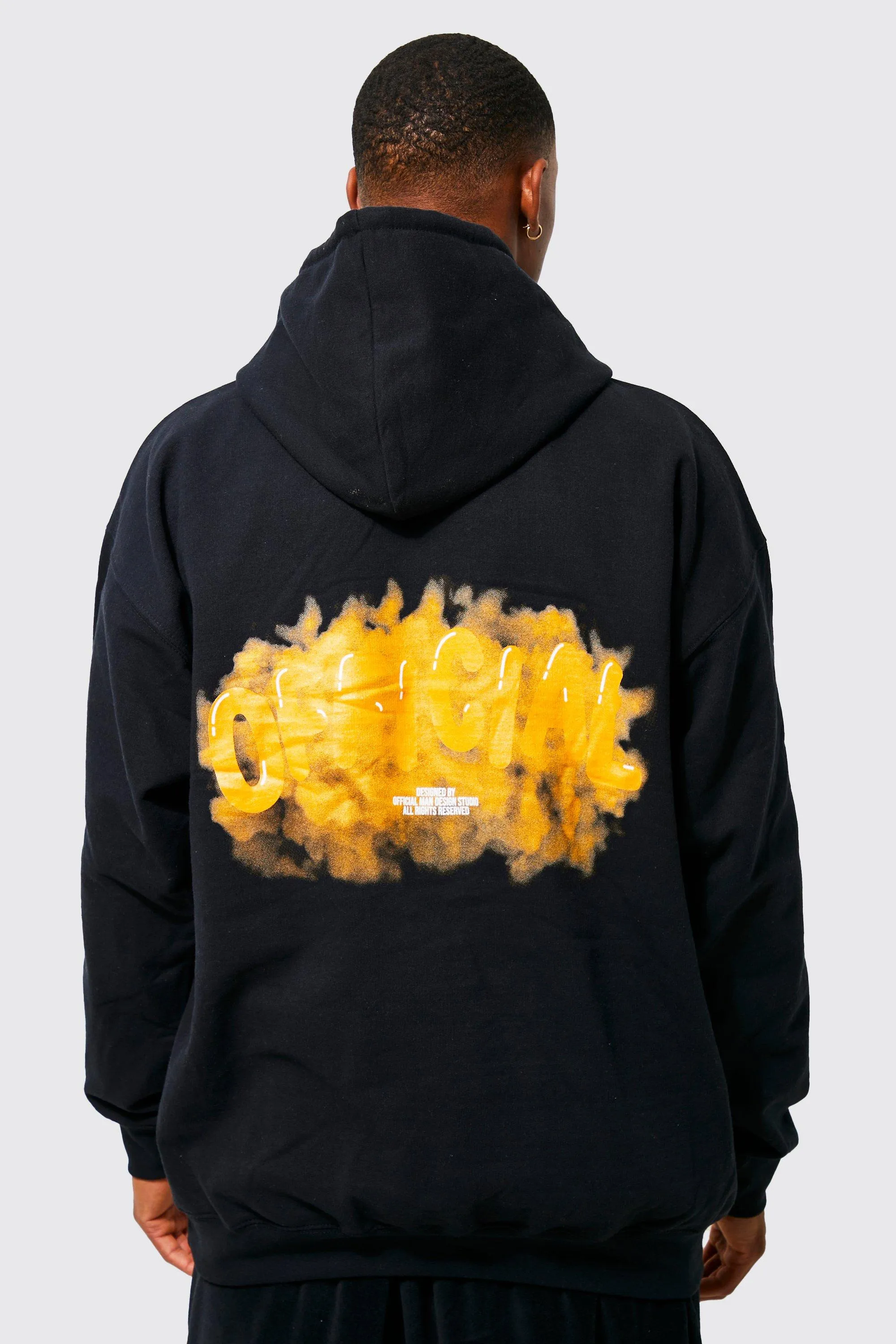 Oversized Graffiti Official Hoodie