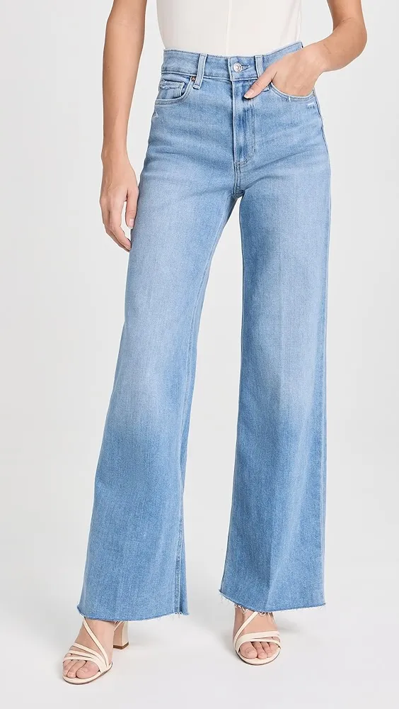 PAIGE   Anessa 31" Jeans with Raw Hem 