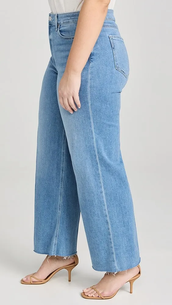 PAIGE   Anessa 31" Jeans with Raw Hem 