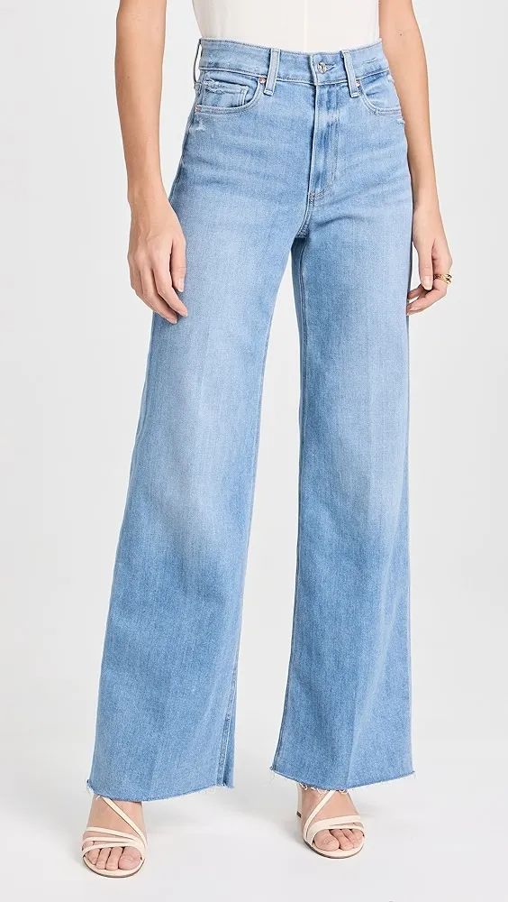 PAIGE   Anessa 31" Jeans with Raw Hem 