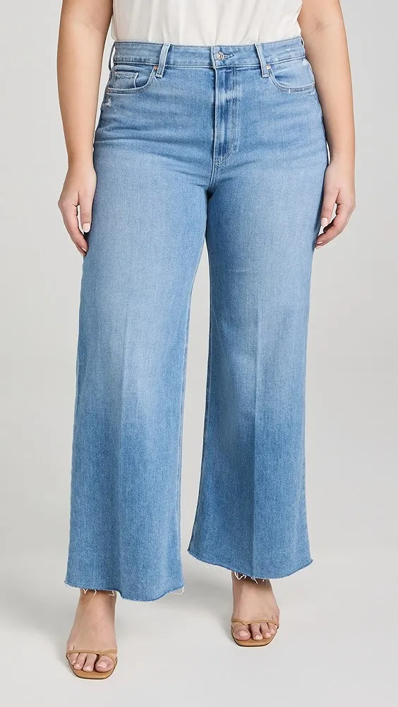 PAIGE   Anessa 31" Jeans with Raw Hem 