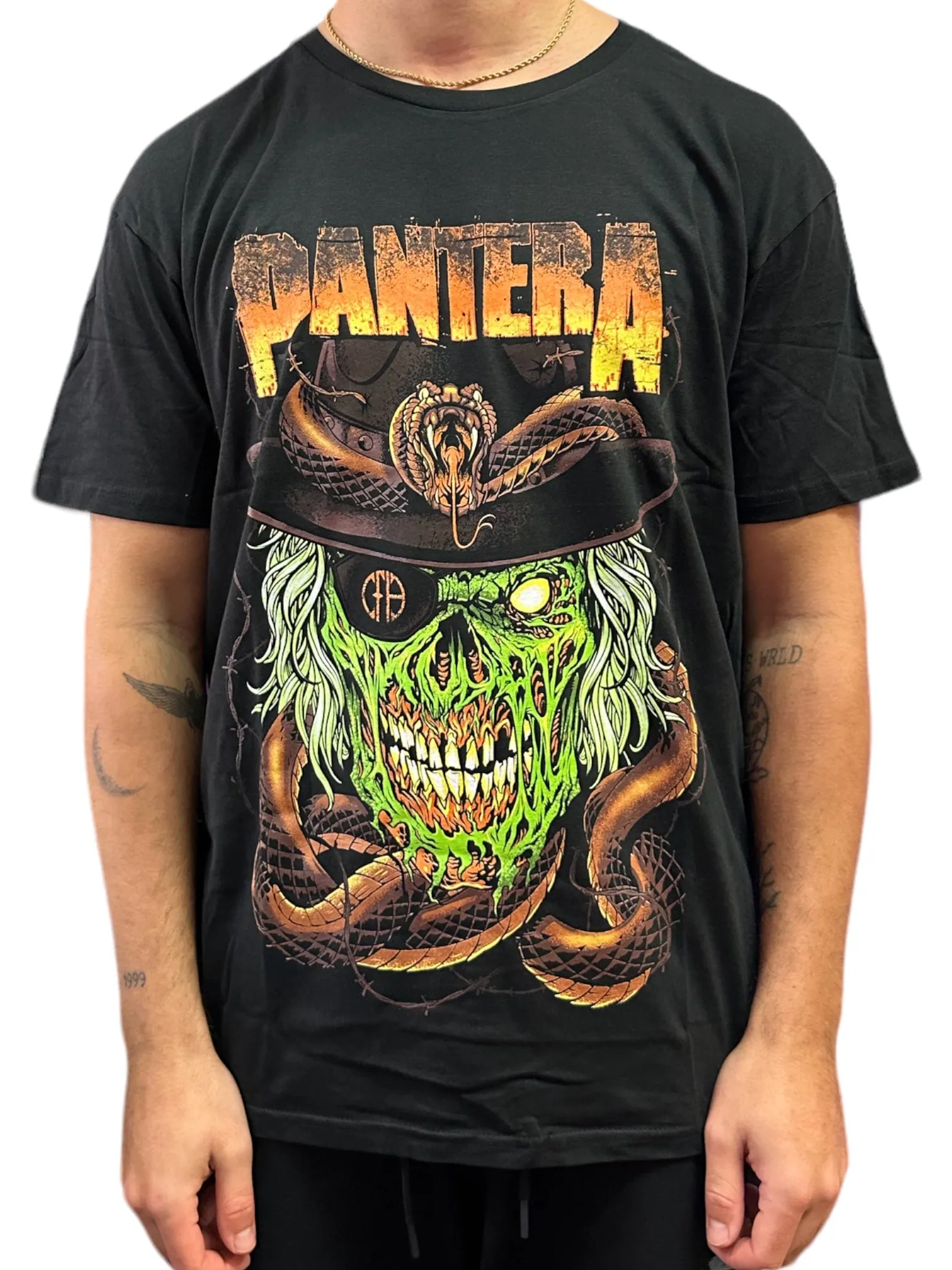 Pantera Snake & Skull Official Unisex T-Shirt: NEW