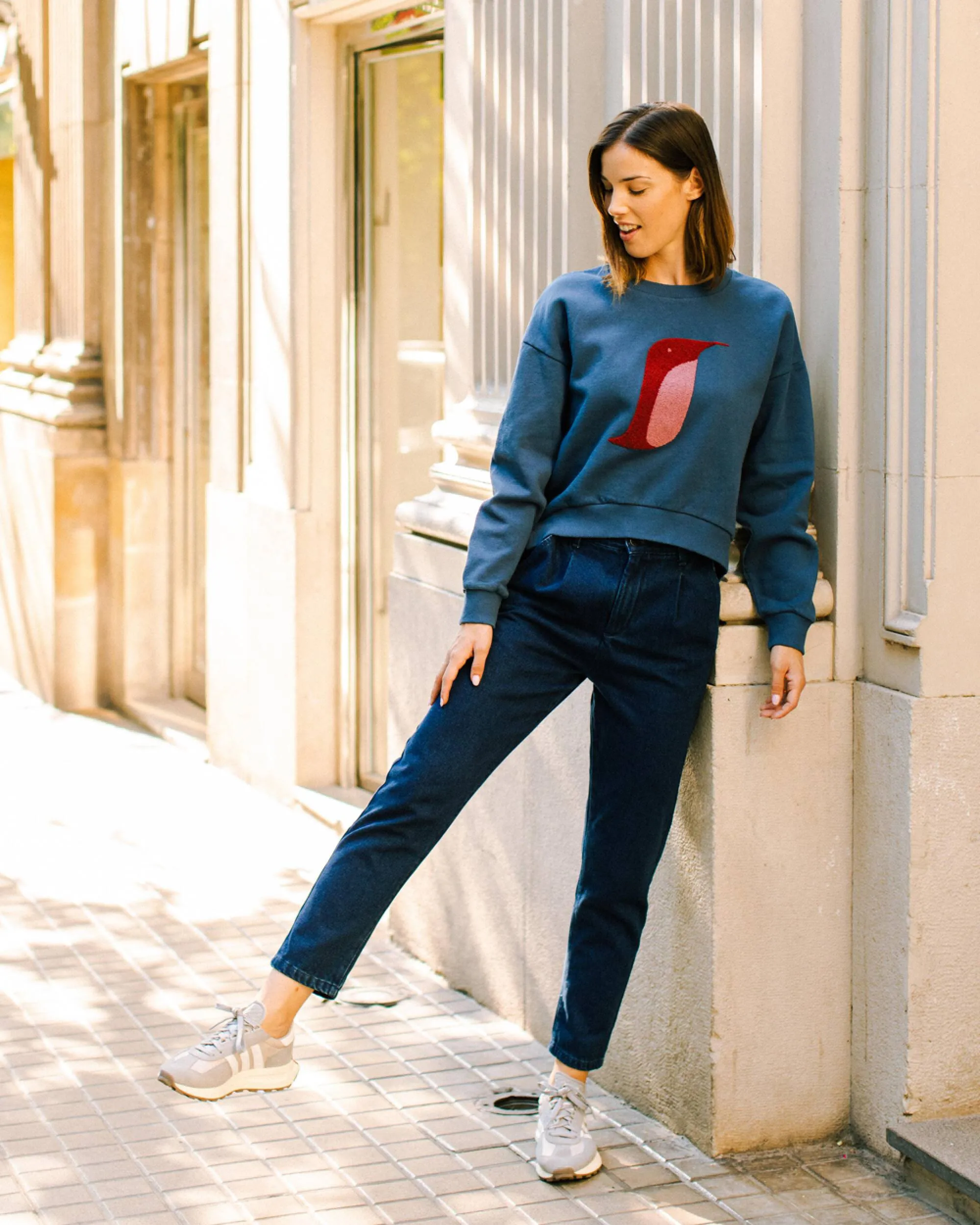 Penguin Sweatshirt Indigo