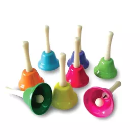 Rainbow Musical Hand Bells 8 Piece Set