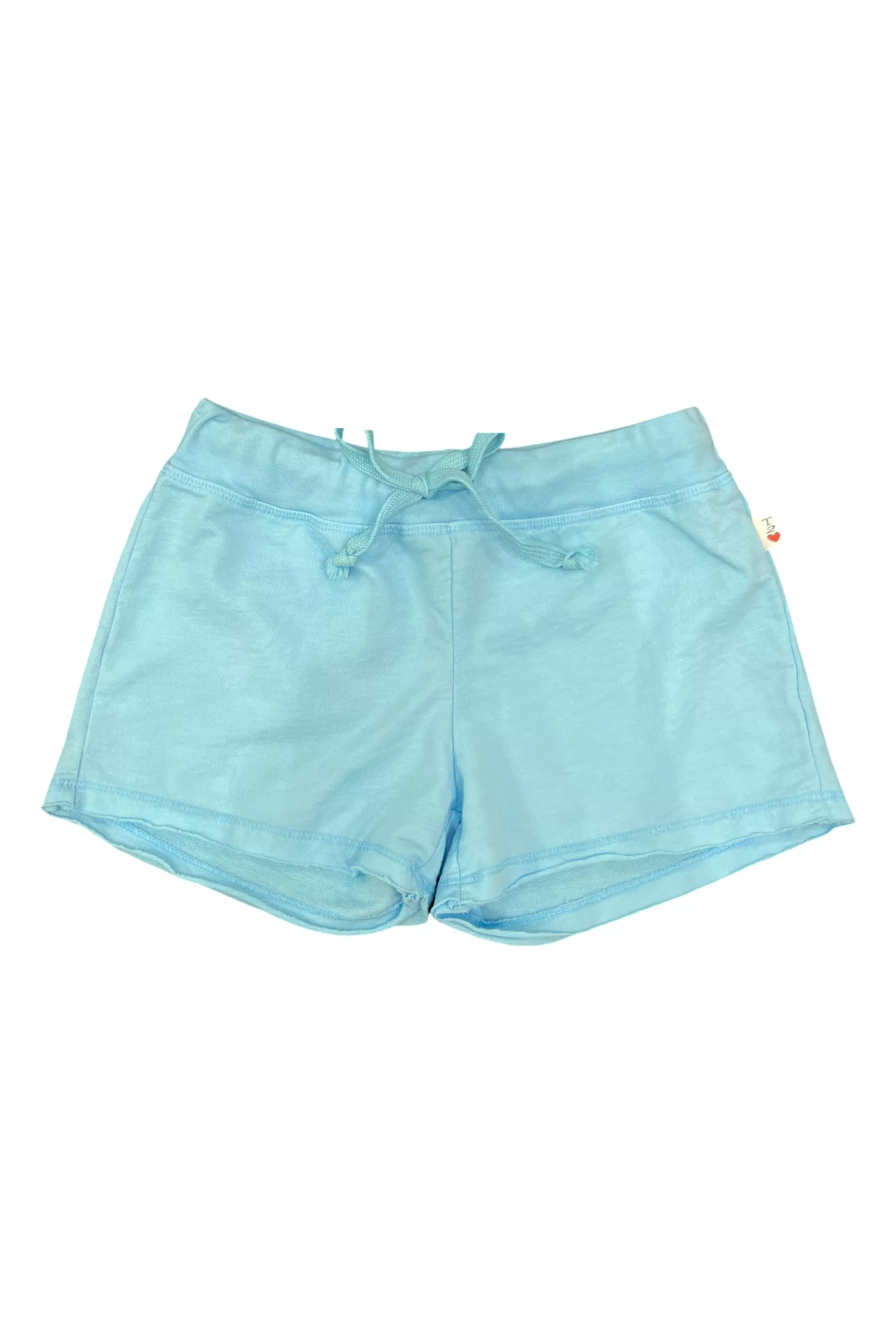 Raw hem sweat short