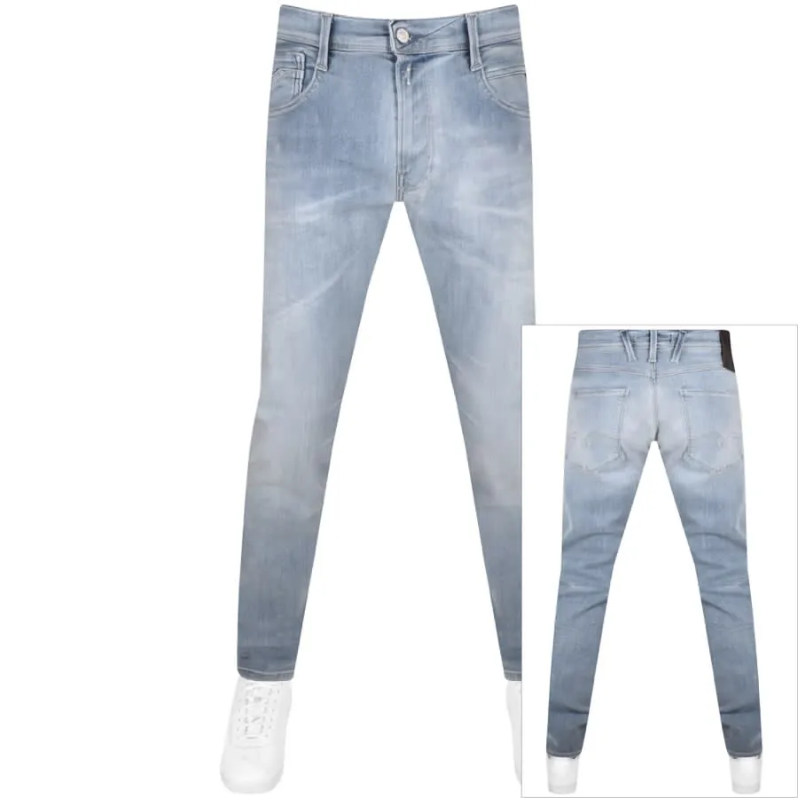 Replay Anbass Slim Fit Jeans Light Blue