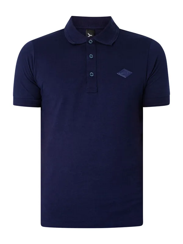 Replay Diamond Logo Polo Shirt - Blue