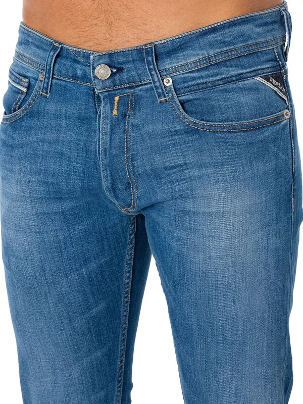 Replay Grover Straight Jeans - Blue