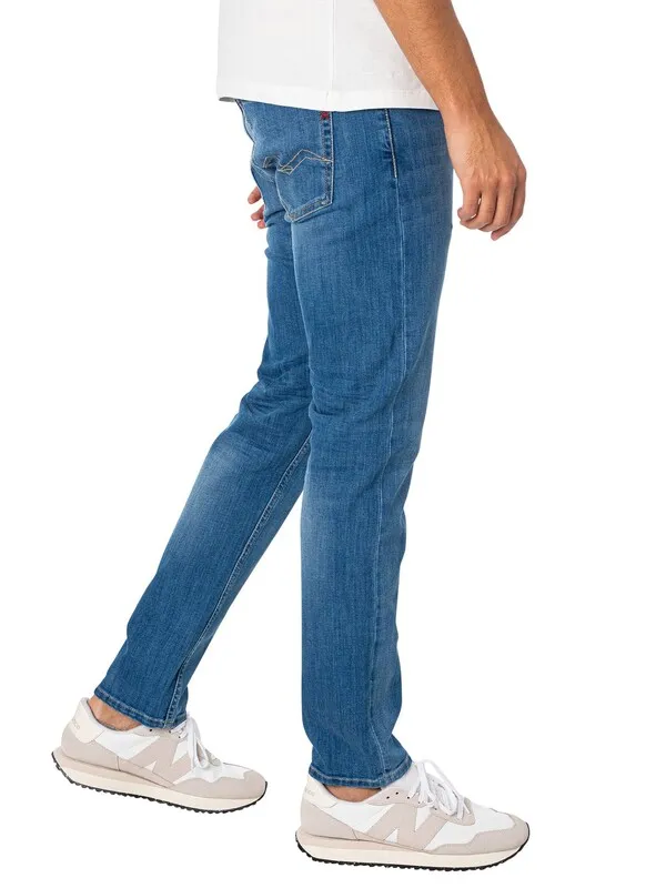 Replay Grover Straight Jeans - Blue