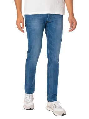 Replay Grover Straight Jeans - Blue