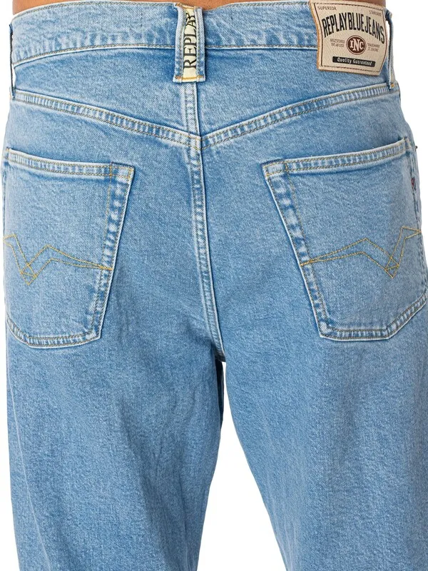 Replay M9Z1 Straight Jeans - Light Blue