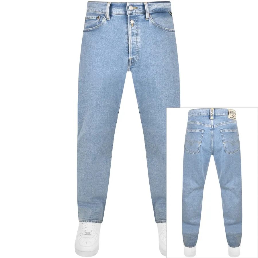 Replay M9Z1 Straight Jeans Light Wash Blue