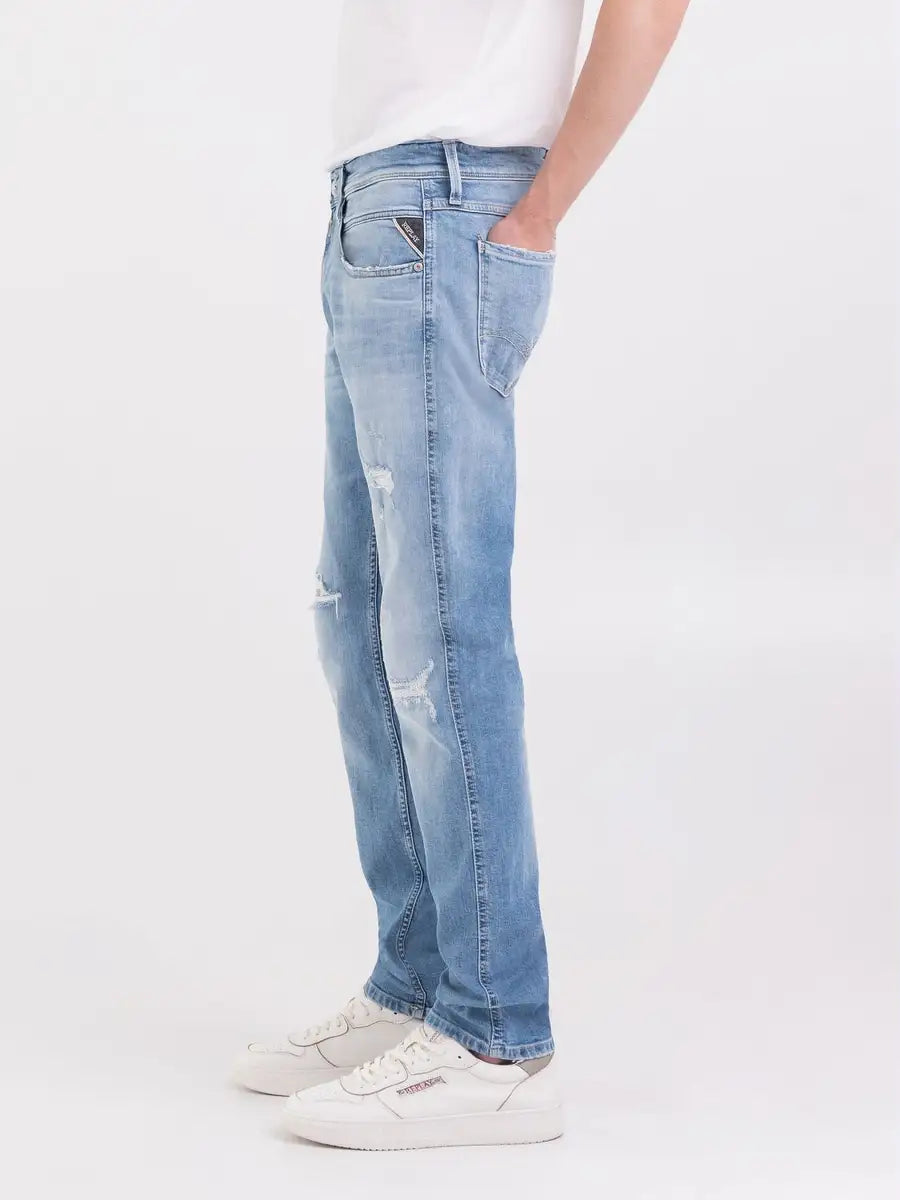 Replay PE24 Jeans Slim Fit ANBASS Light Blue Man