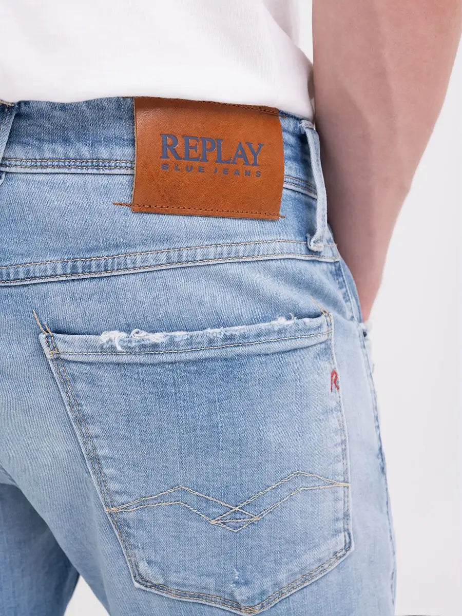 Replay PE24 Jeans Slim Fit ANBASS Light Blue Man