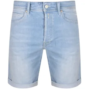 Replay RBJ 901 Light Wash Shorts Blue