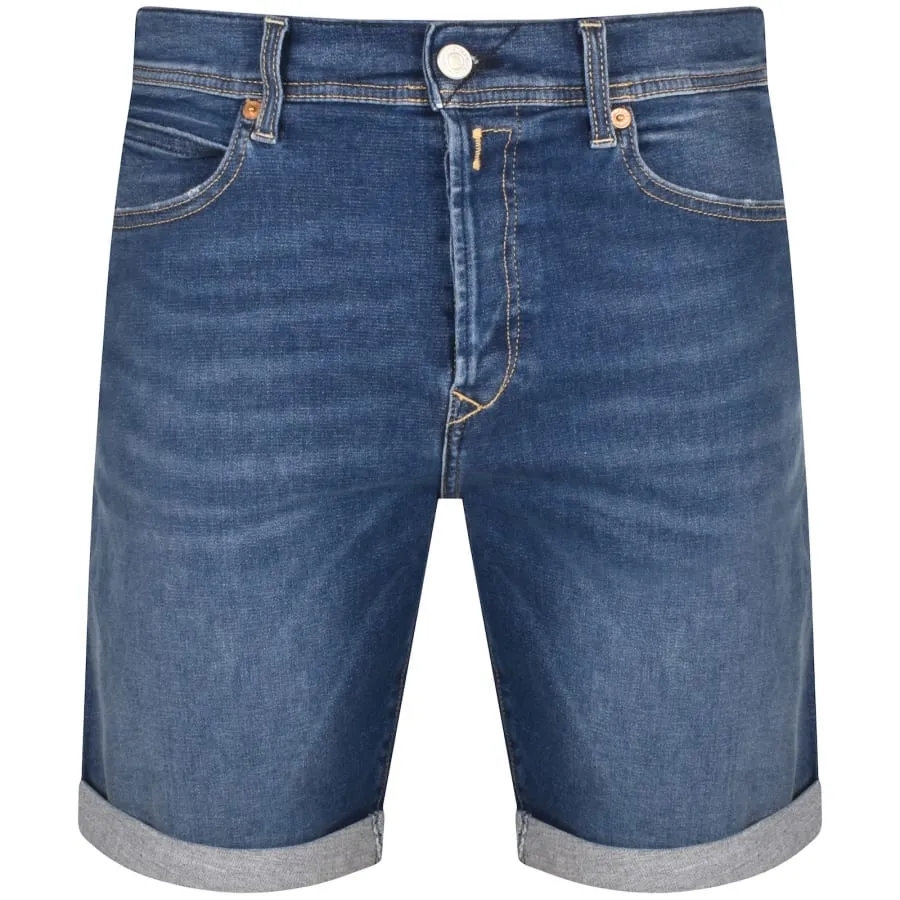 Replay RBJ 981 Shorts Mid Wash Blue