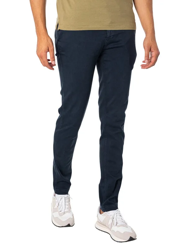 Replay Zeumar Hyperflex Slim Chinos - Blue