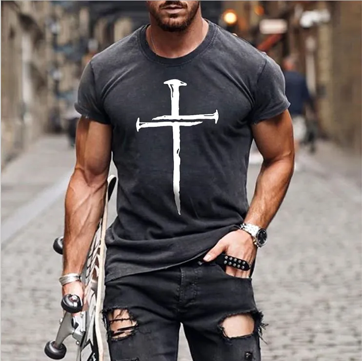 Short Sleeve T Shirt For Men Fashion O-Neck