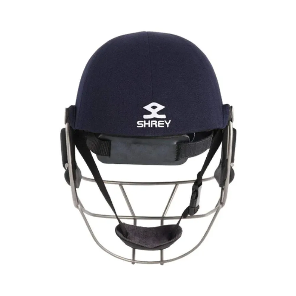 SHREY Master Class Air Titanium Visor H011 Cricket Helmet (Navy)