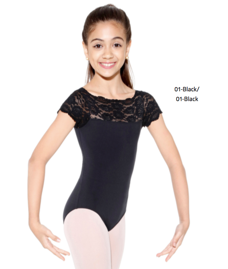 So Danca lace top children's leotard E-11134