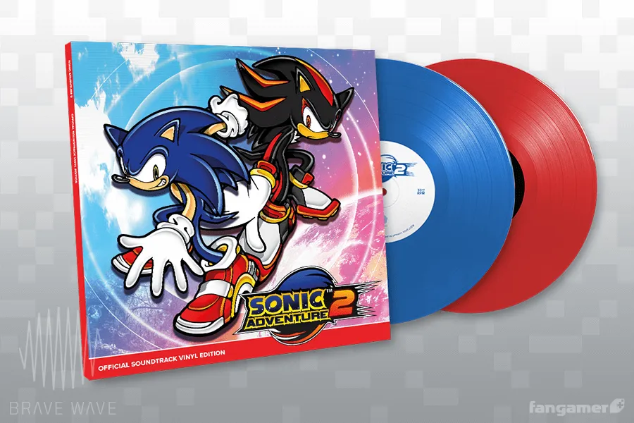 SONIC ADVENTURE 2 Official Soundtrack Vinyl Edition First Pressing