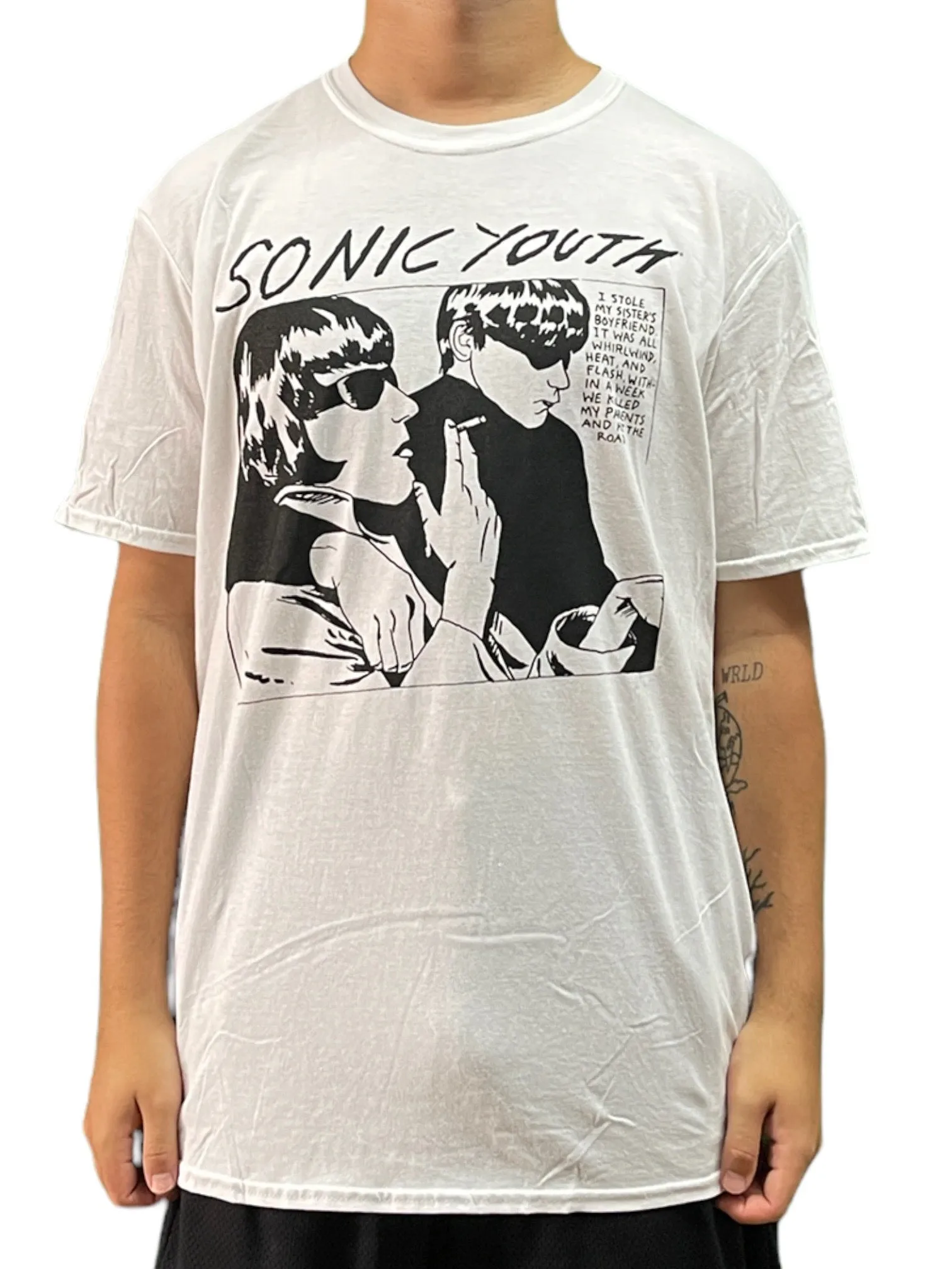 Sonic Youth Goo Album Cover White Official Unisex T Shirt Various Sizes