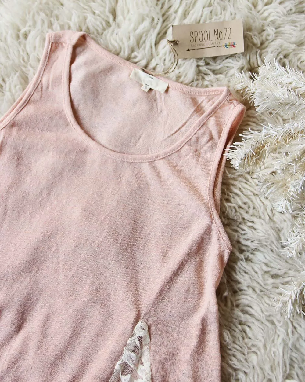 Sugarplum Lace Layering Tank