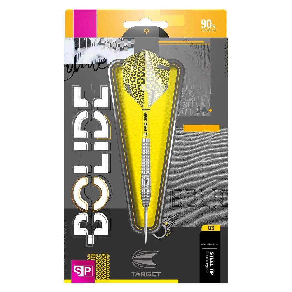 Target Bolide 03 90% Tungsten Steel Tip Darts