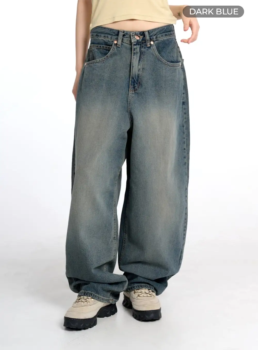 Vintage Low Rise Baggy Jeans CM415