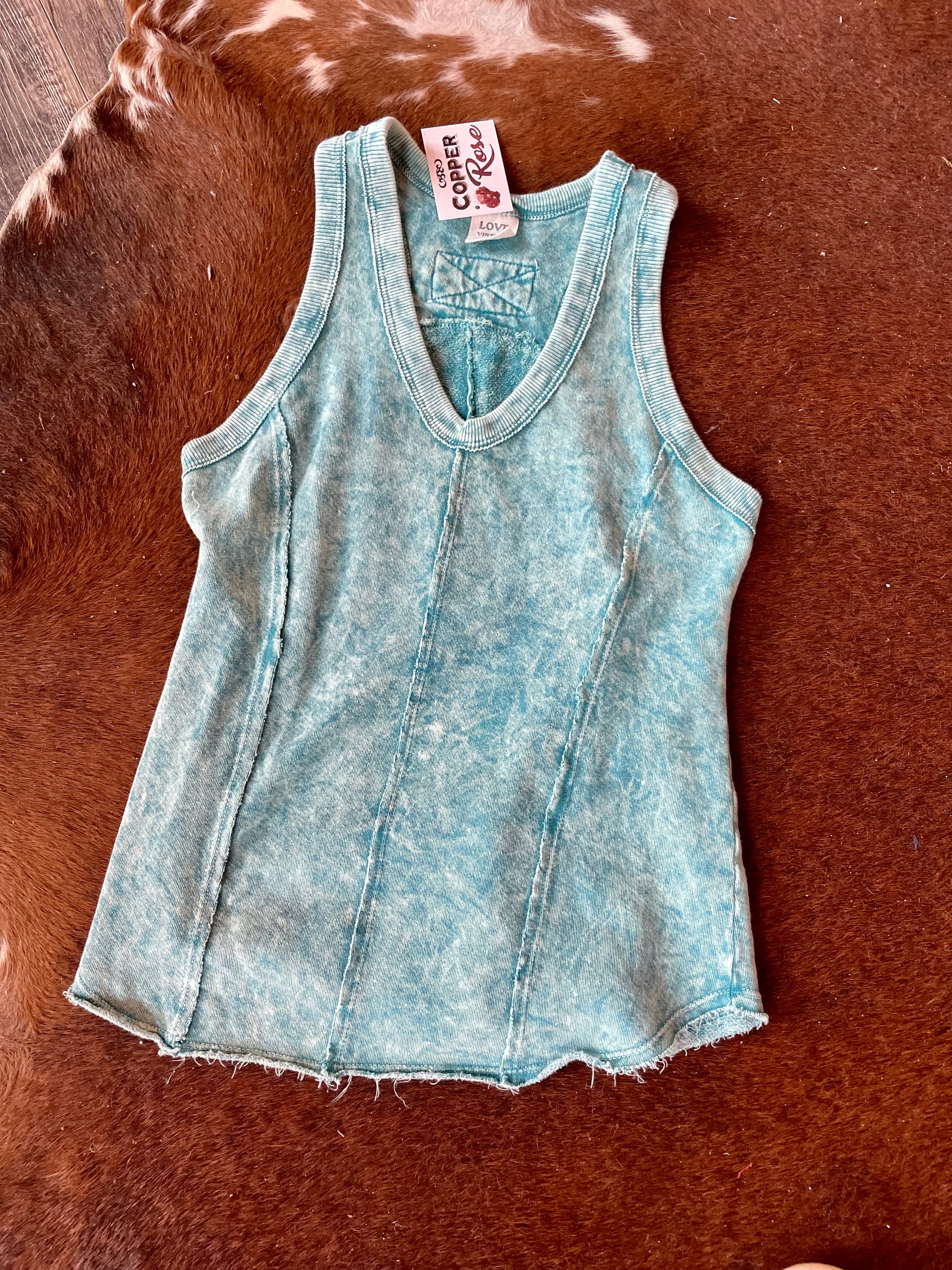 Vintage Washed Tank Top