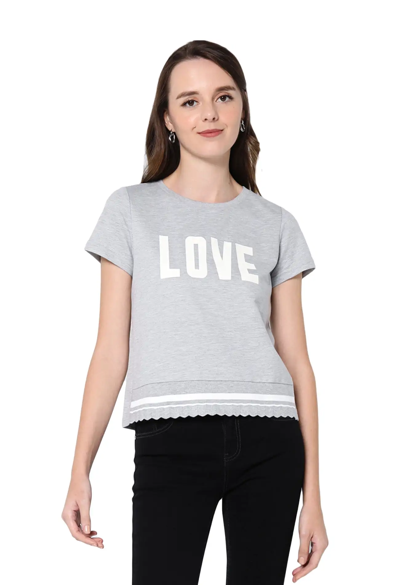 VOIR JEANS ''LOVE'' Short Sleeves Top