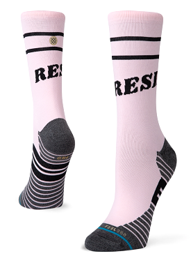 W Stance Run: LAFL 'Fool Hardy' Crew Sock