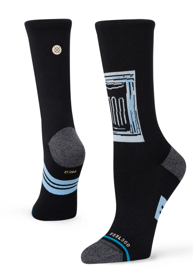 W Stance Run: 'Lauren Fleshman Burgers & Beers' Crew Sock