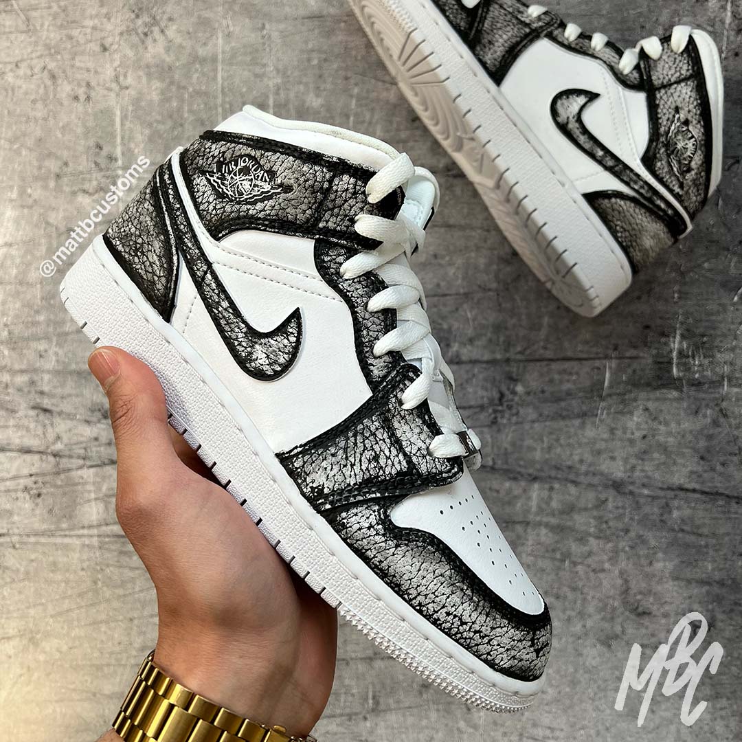 Washed Out Colourway - Jordan 1 Mid Custom