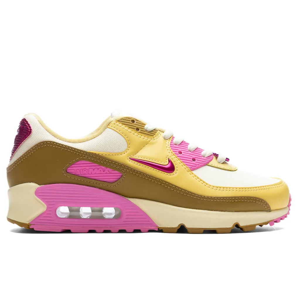 Women's Air Max 90 'Dance' - Coconut Milk/Playful Pink/Saturn Gold