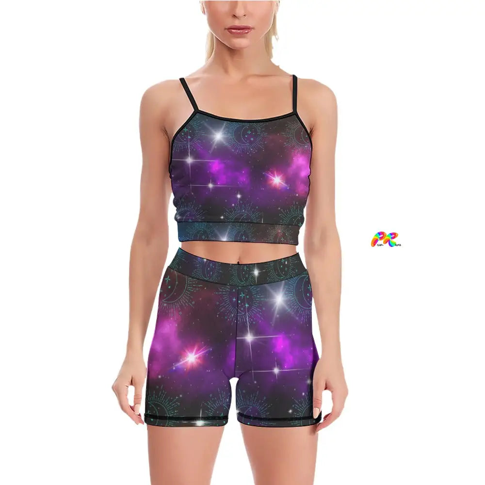 Women's Galaxy Two Piece Festival Set