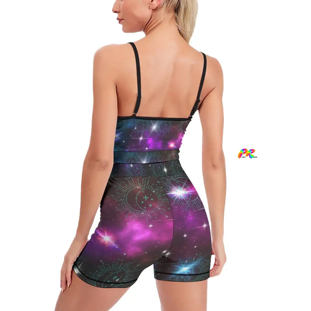 Women's Galaxy Two Piece Festival Set