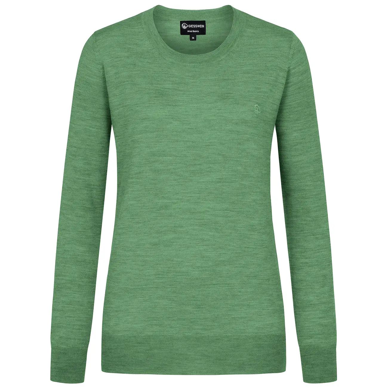 Wool Pullover Light Round Neck Women