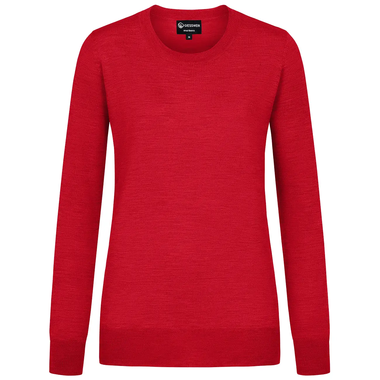 Wool Pullover Light Round Neck Women